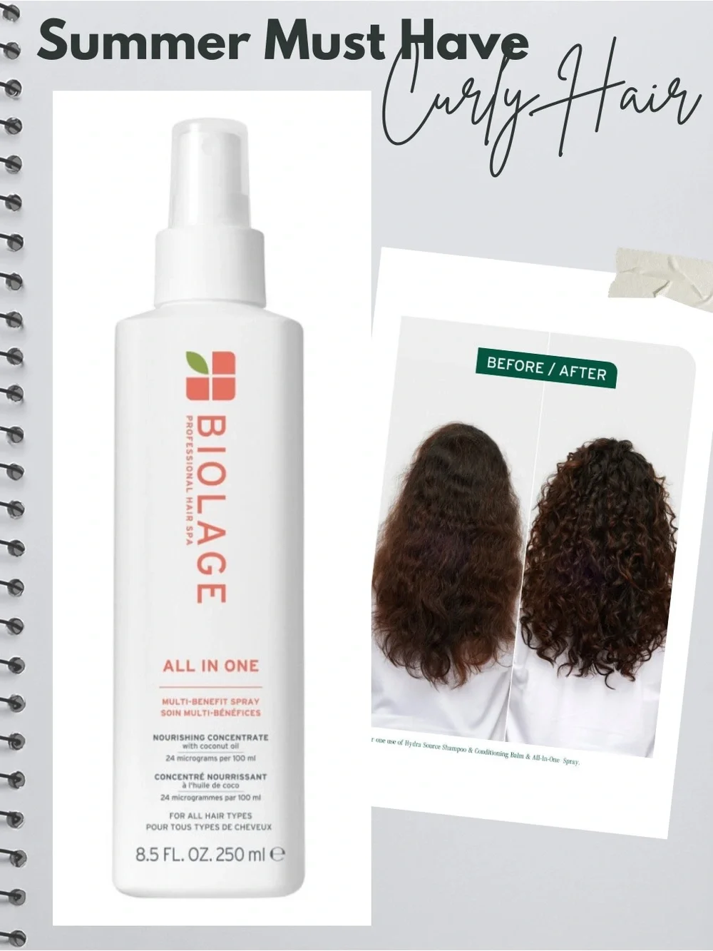 🚨 50% OFF OFFER IN LISTING DETAILS!  Biolage All-In-One Leave-In Spray &Clips
